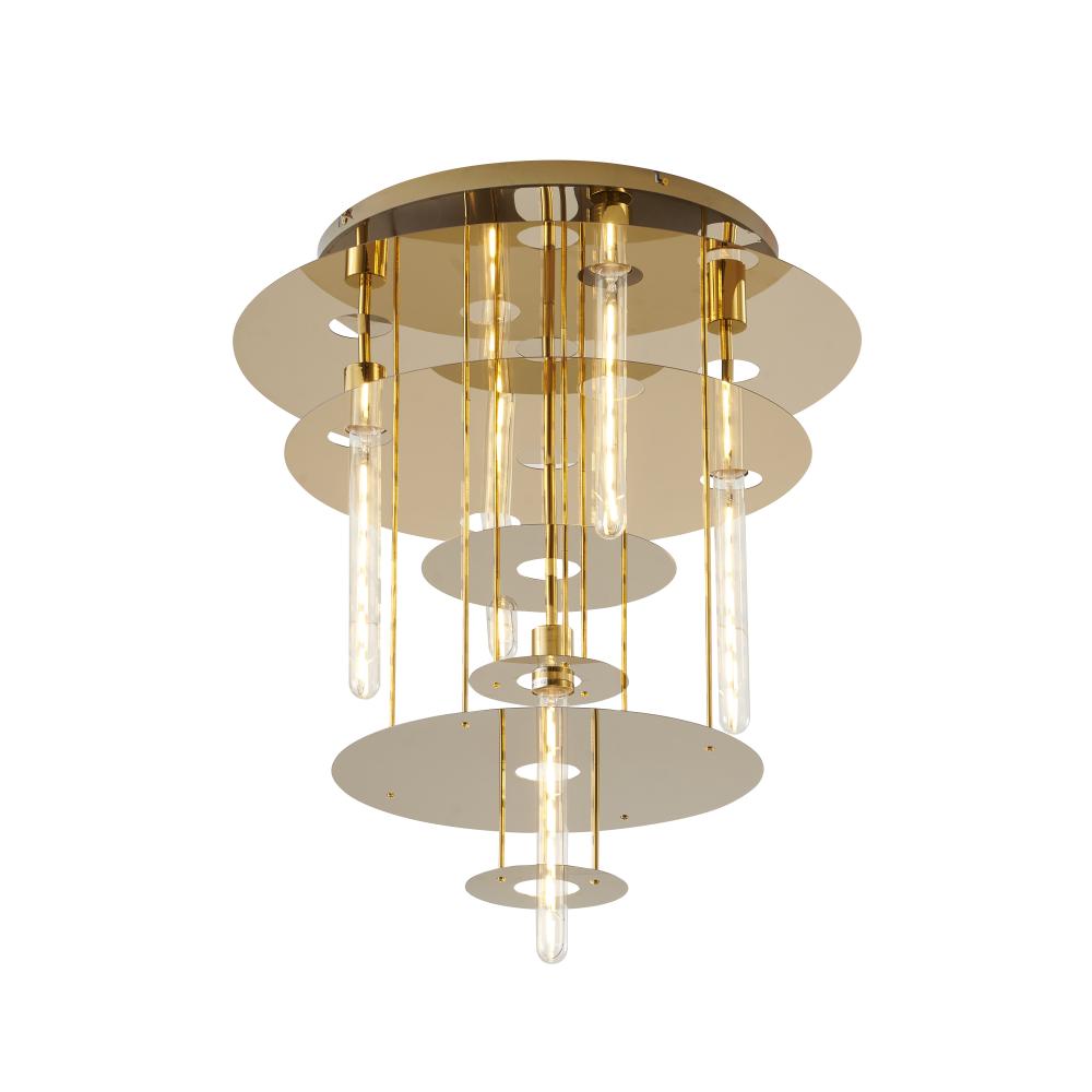 Semi Flush Mount Gold